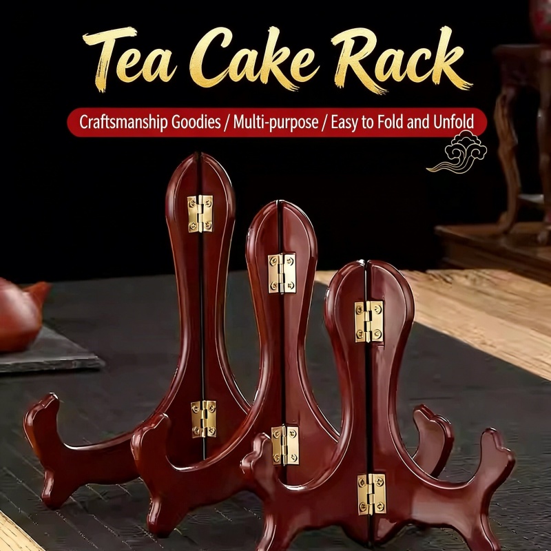 Kitchen Baking Rack - 1 szt. Vintage Drewniany Stojak Ekspozycyjny