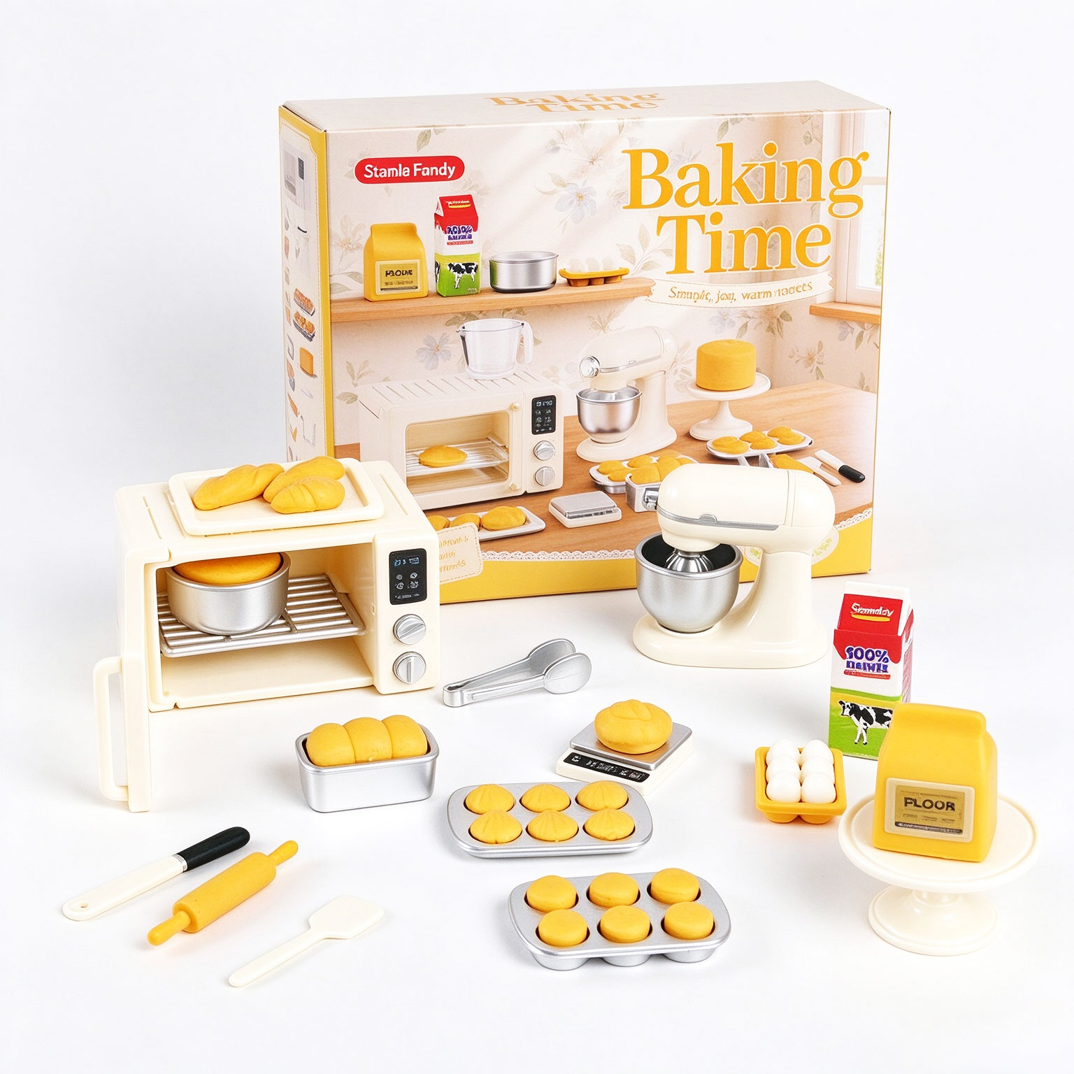 Baking Kitchen Set - Miniaturowy zestaw do zabawy w pieczenie,